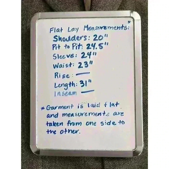 Vintage Chaps Ralph Lauren Sport Coat Men's 44R Wool Brown Three Button Blazer - Picture 15 of 16